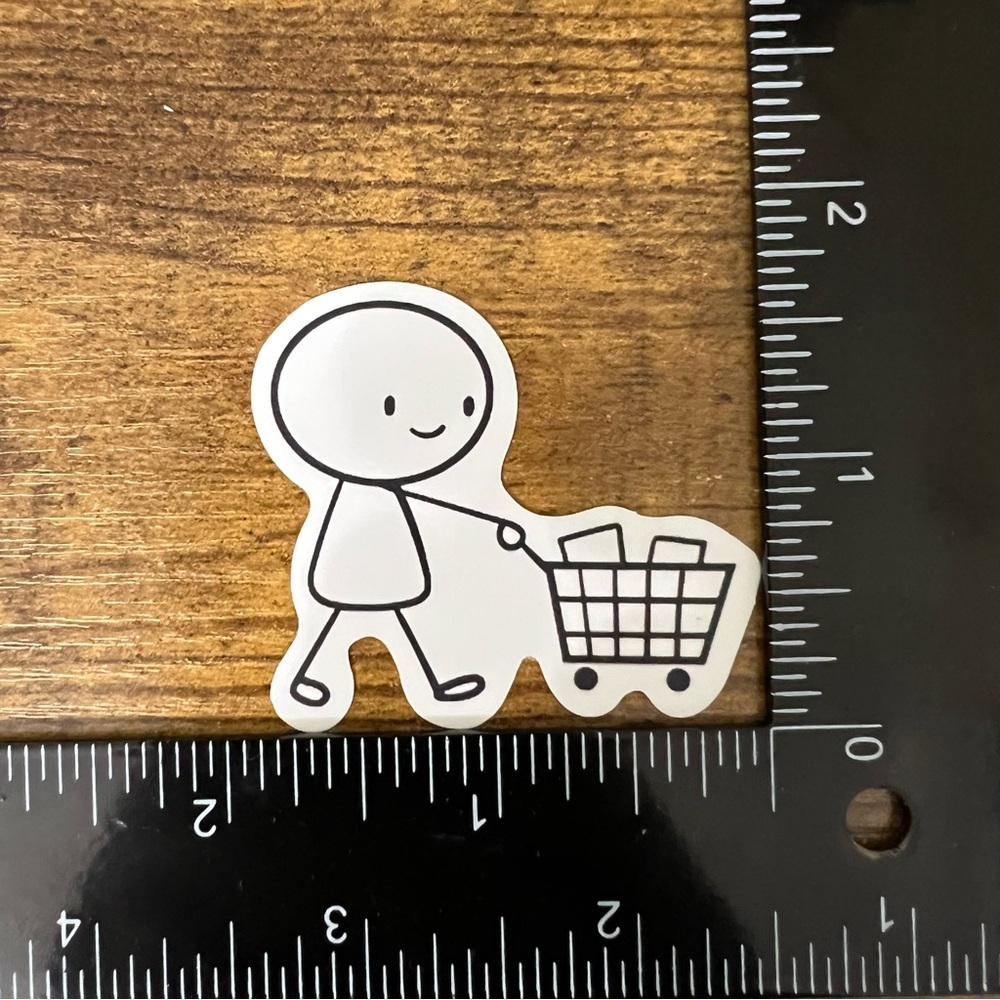 66pc Stick Figure Cartoon Sticker Set - Picture 8 of 13